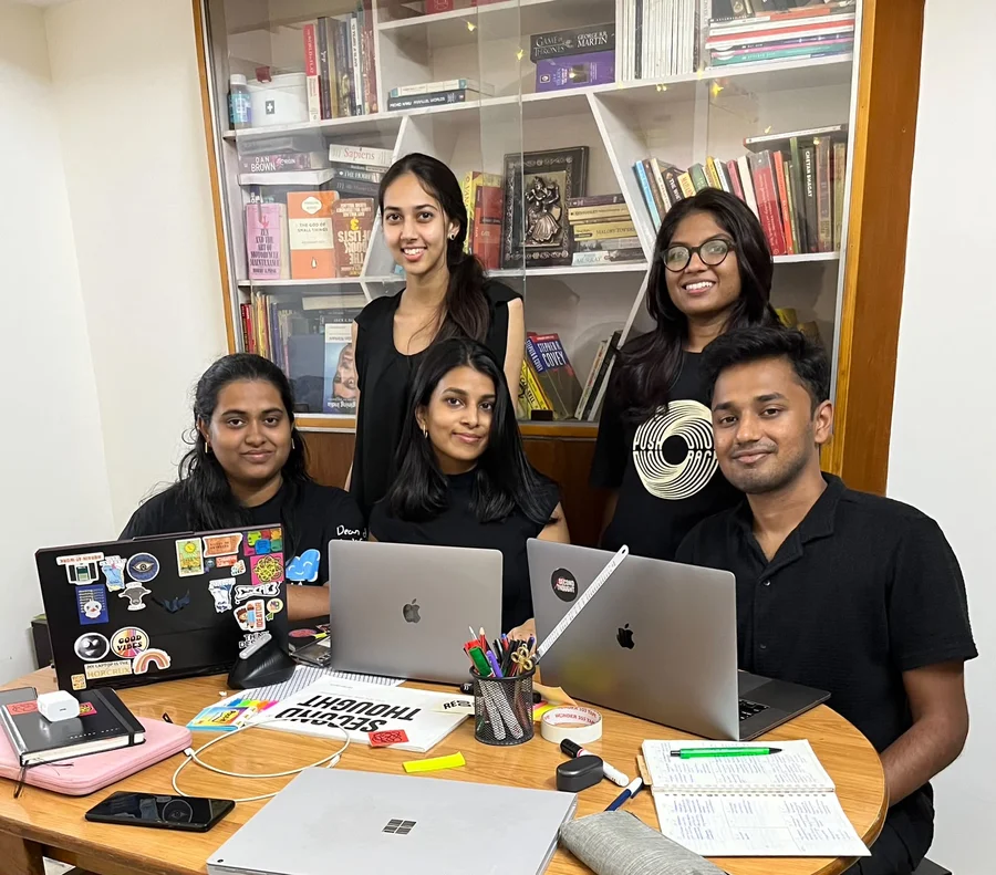 The Second Thought team in the studio